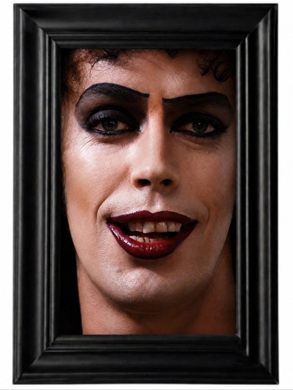 Tim Curry Rocky Horror Pictures Show Retro Punk Rock Fem Metal Musical Framed